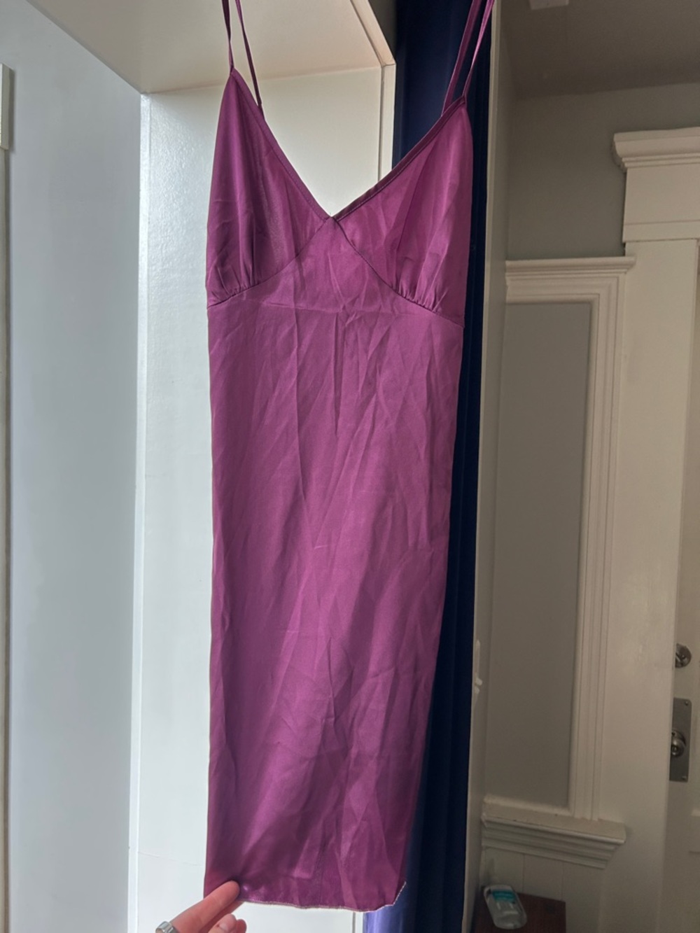 SHEIN Plum Pink Slip Mini Dress